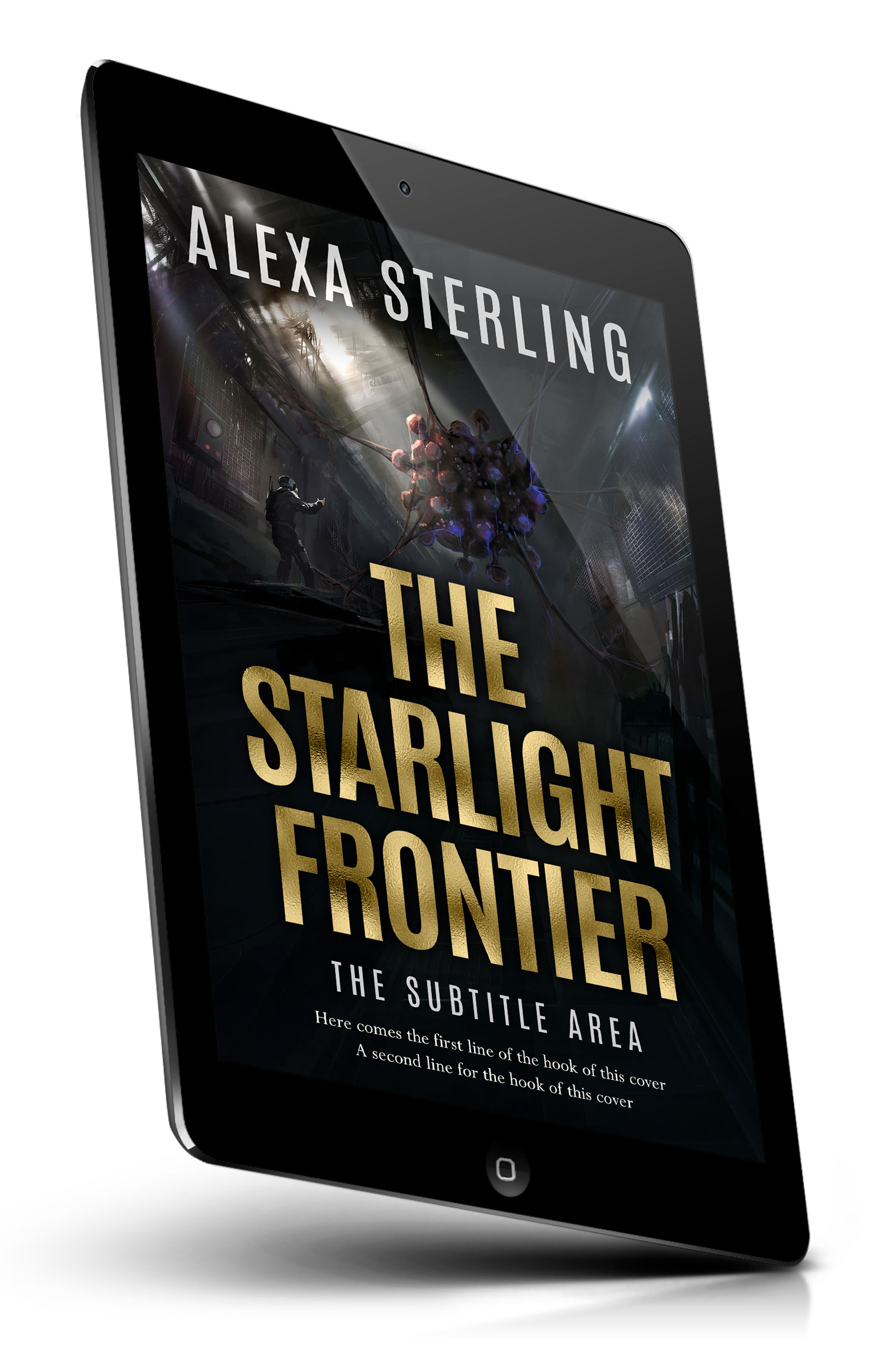 Tablet view of Premade Science Fiction Book Cover - Mongoose #37039 | BookCoverZone*