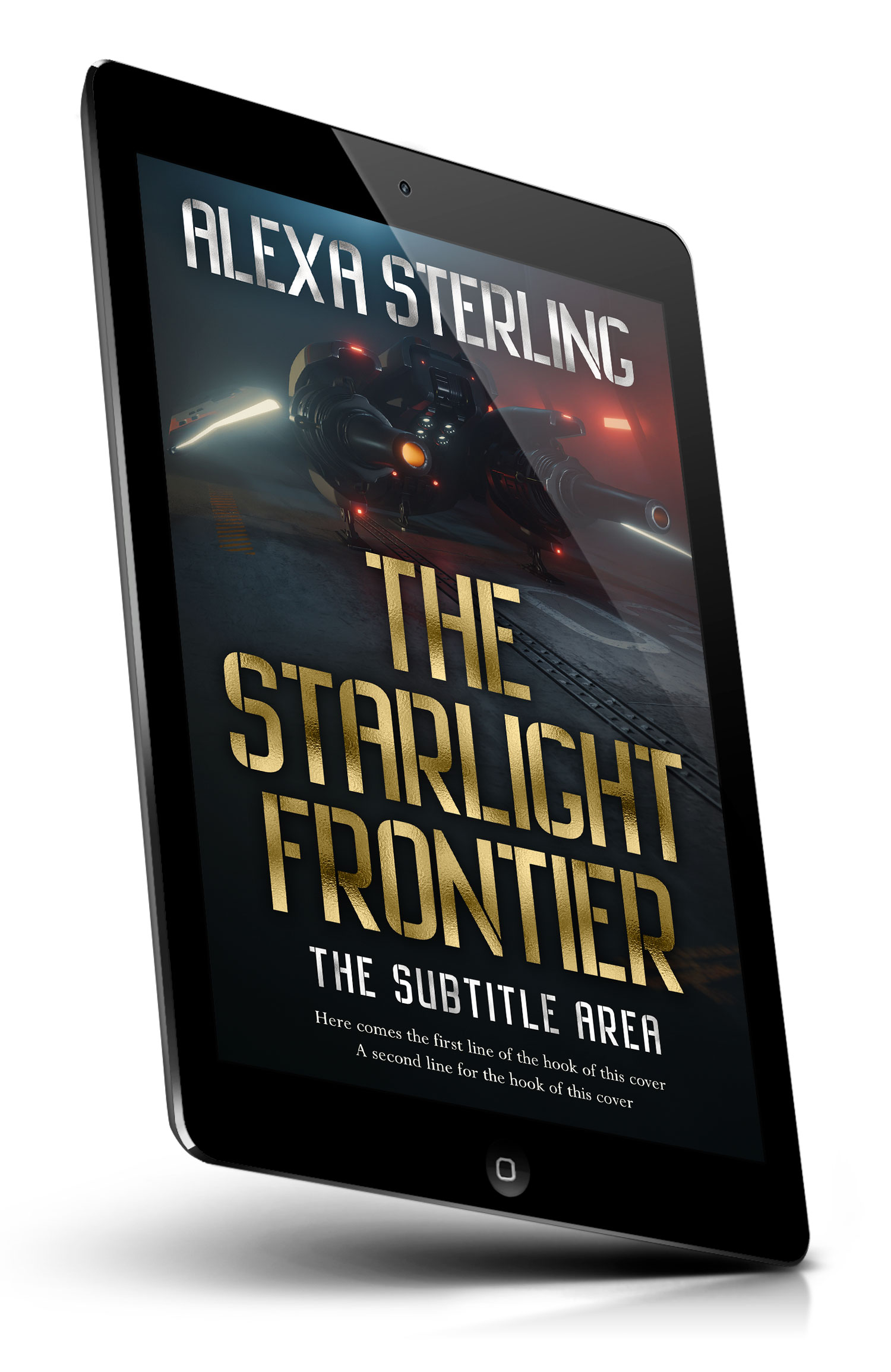 Tablet view of Premade Science Fiction Book Cover - Shark #37047 | BookCoverZone*