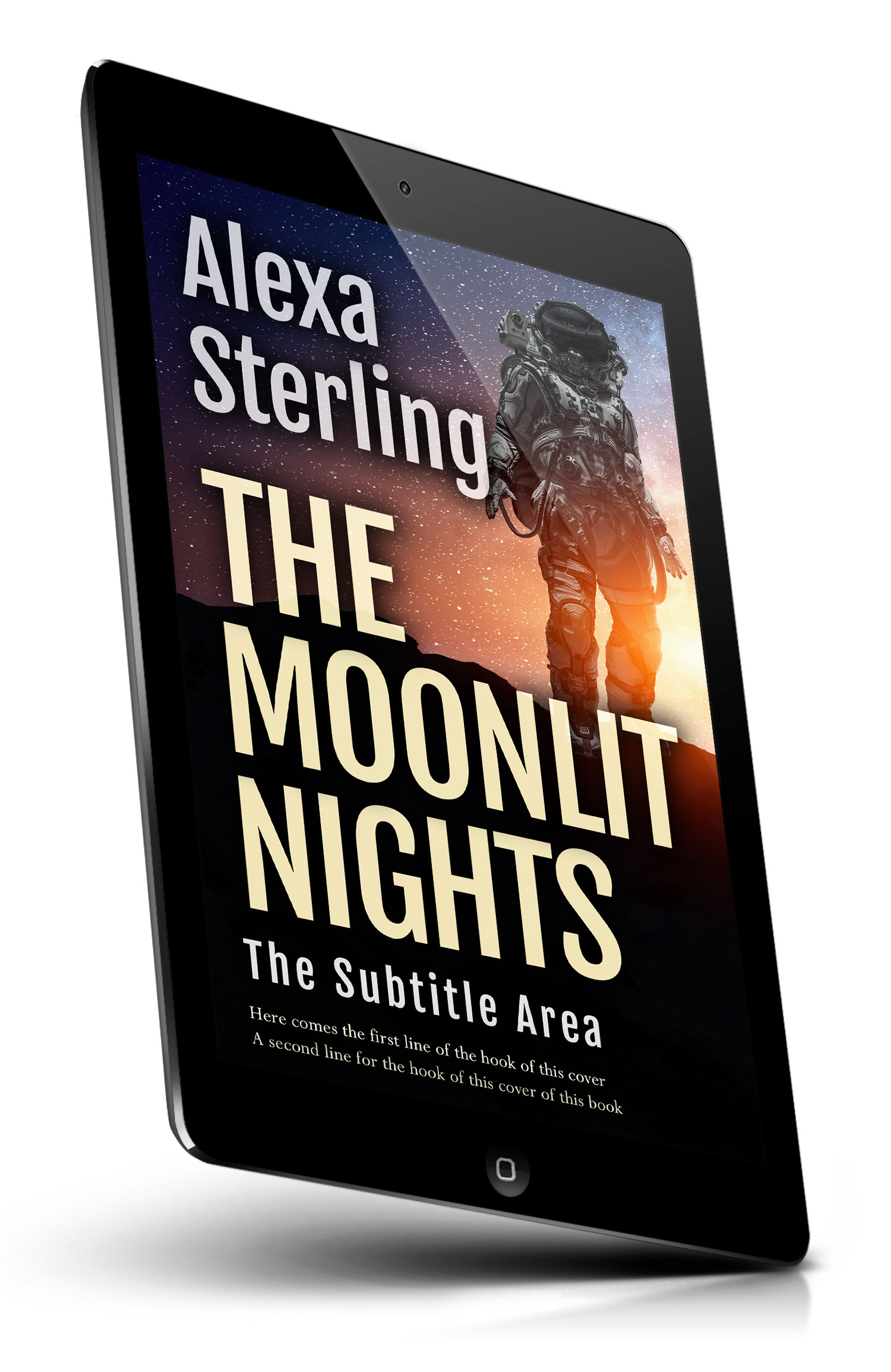 Tablet view of Premade Science Fiction Book Cover - Cocoa Brown #37051 | BookCoverZone*