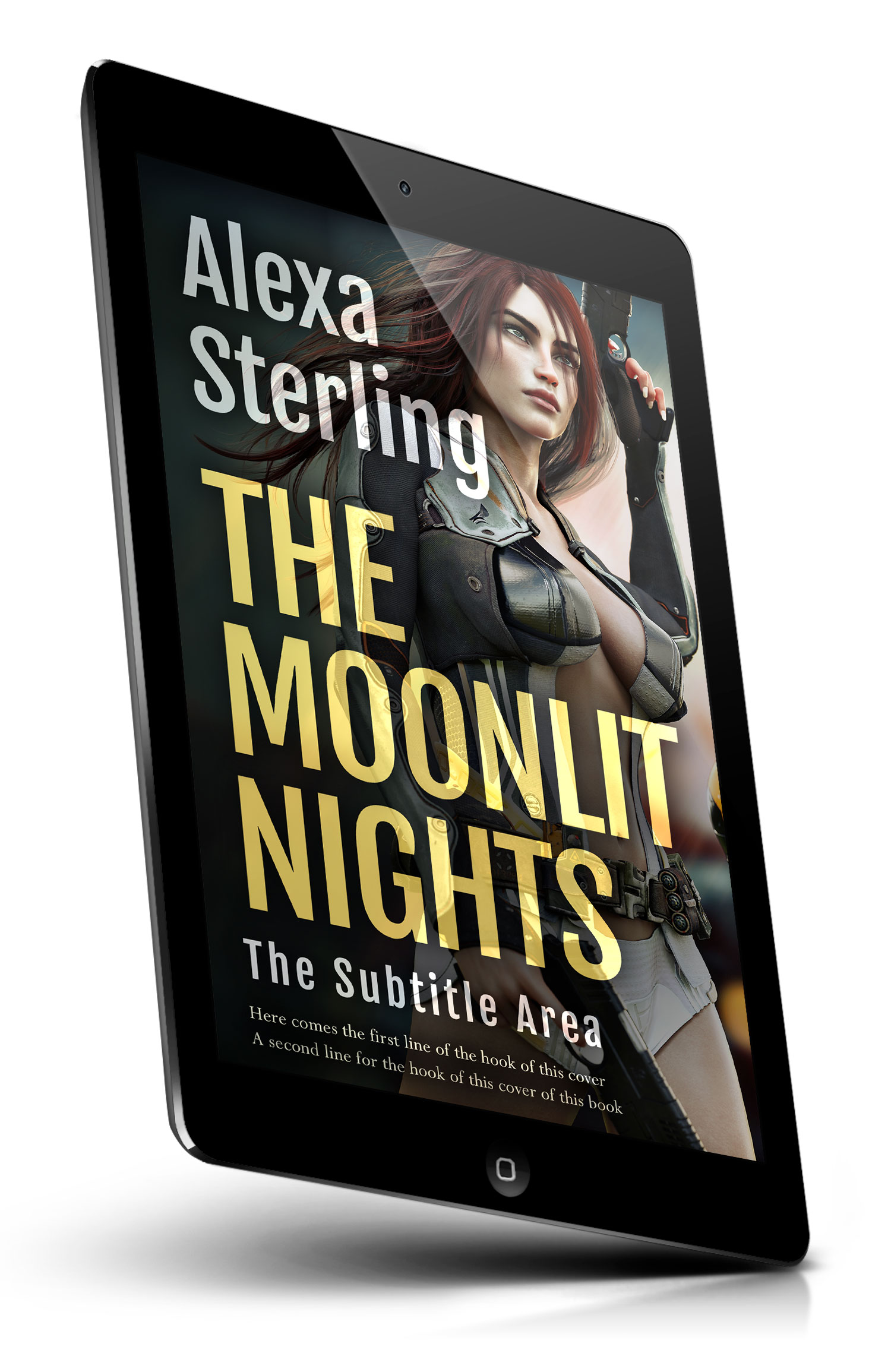 Tablet view of Premade Science Fiction Book Cover - Pavlova #37053 | BookCoverZone*