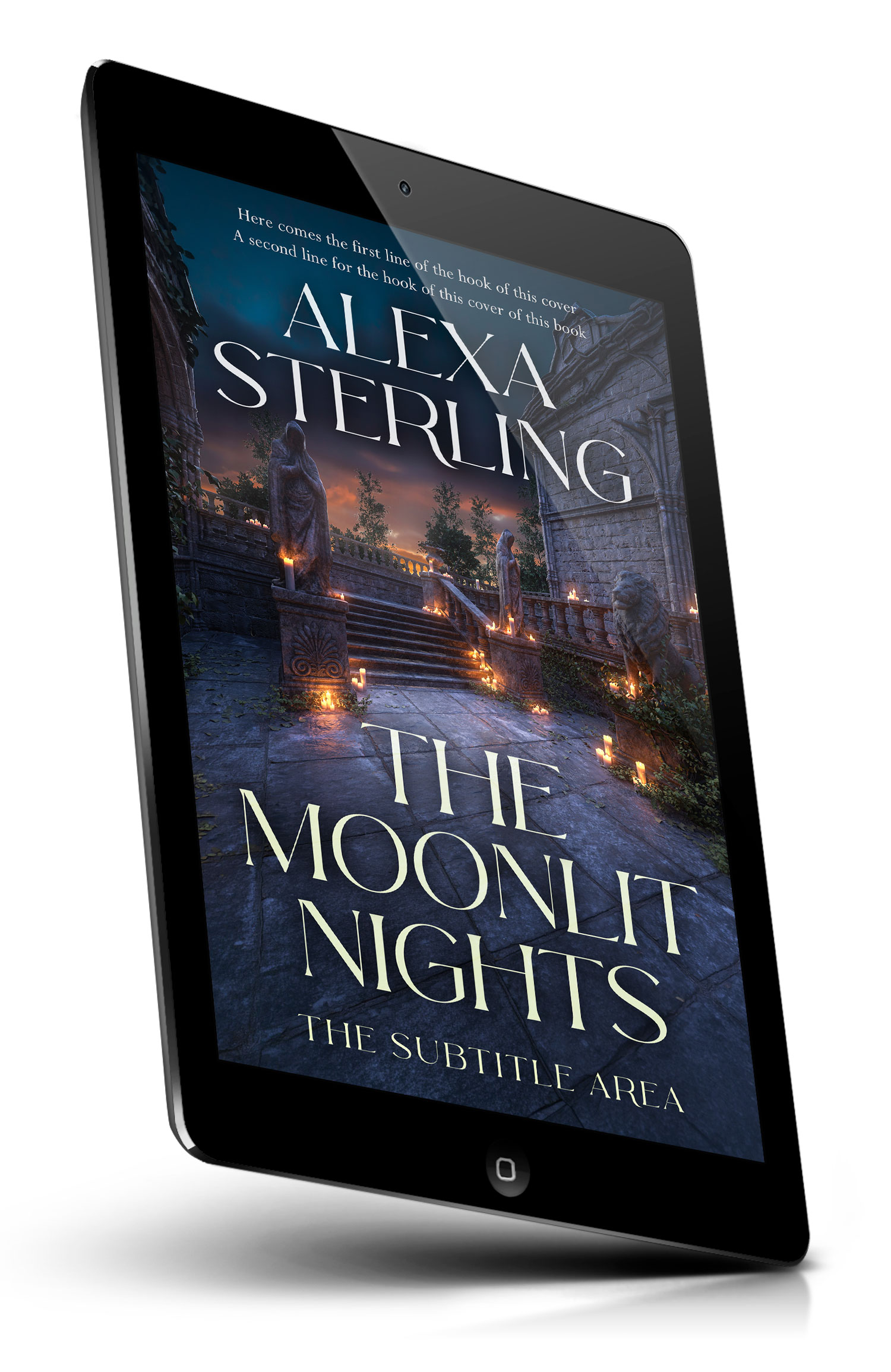 Tablet view of Premade Horror Book Cover - Ebony Clay #37078 | BookCoverZone*