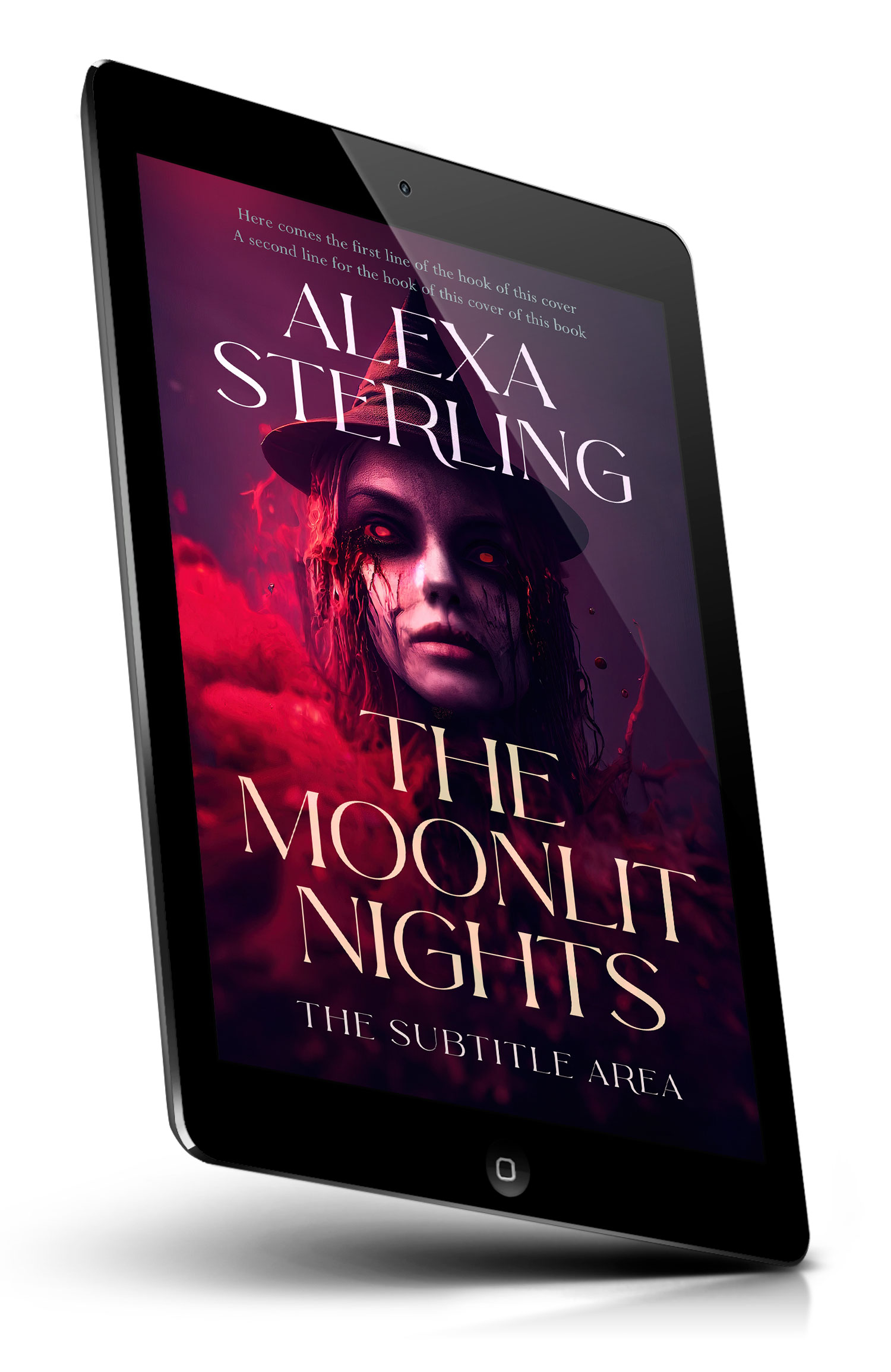 Tablet view of Premade Horror Book Cover - Loulou #37087 | BookCoverZone*