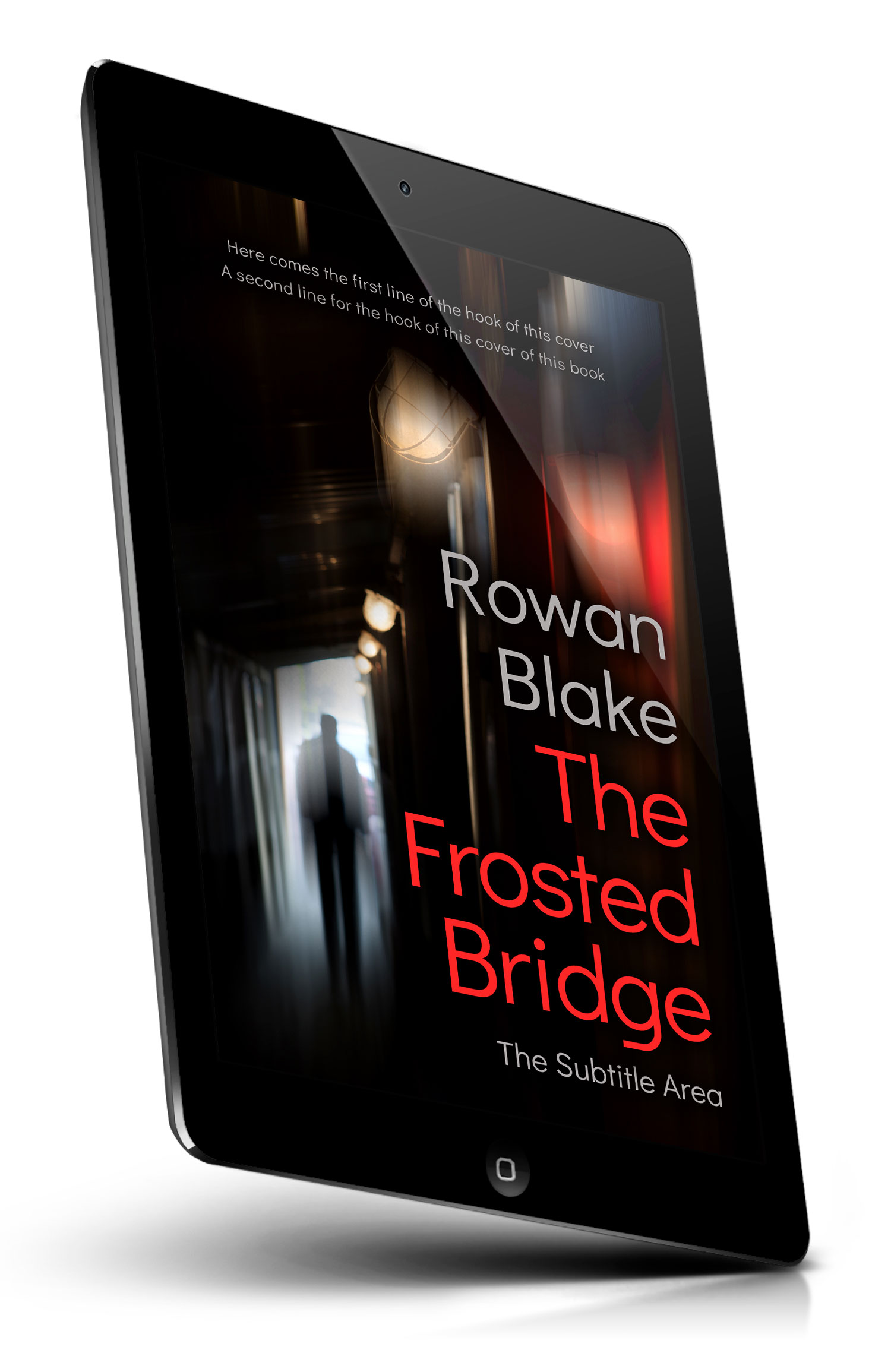 Tablet view of Premade Mystery & Thriller & Suspense Book Cover - Gondola #37182 | BookCoverZone