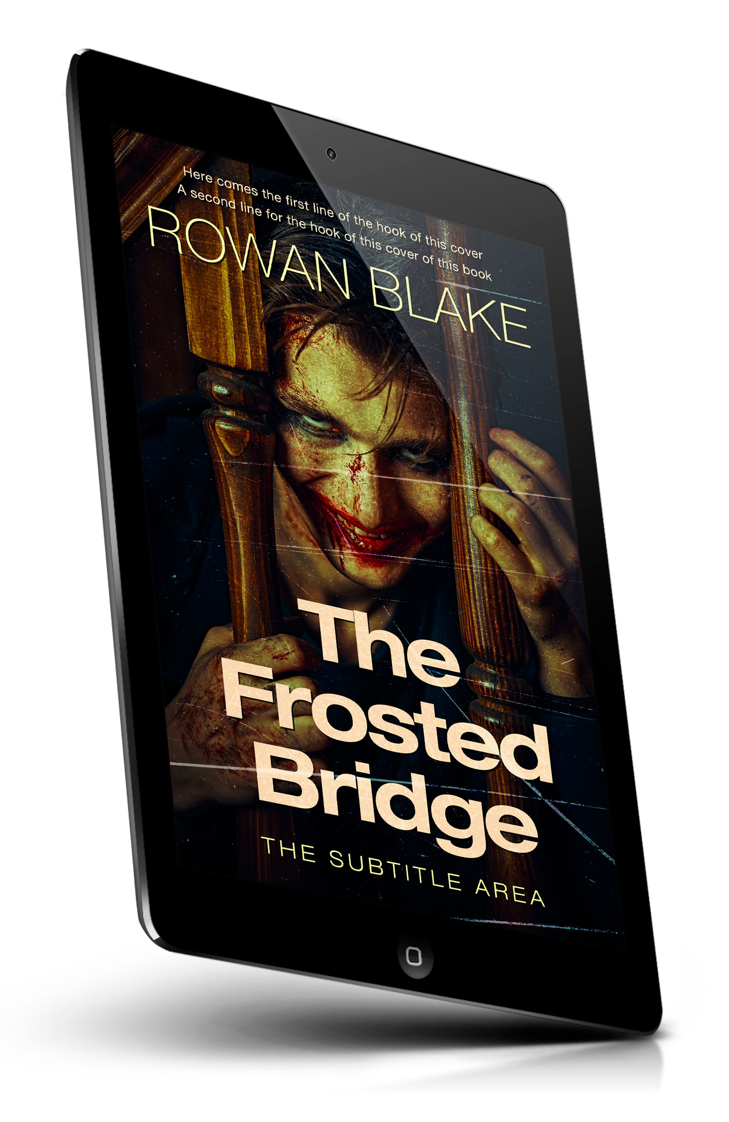 Tablet view of Premade Mystery & Thriller & Suspense Book Cover - Gondola #37190 | BookCoverZone