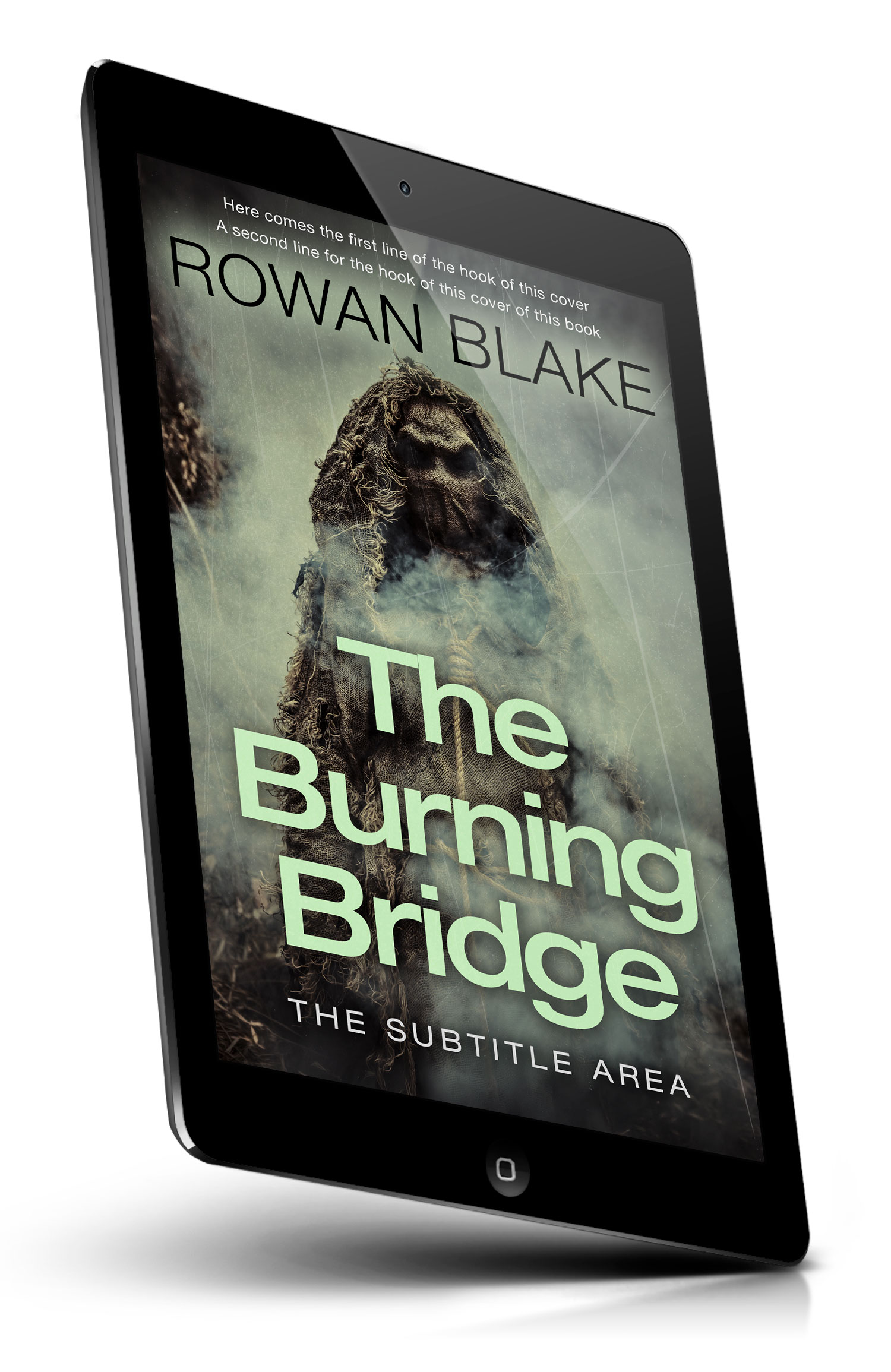 Tablet view of Premade Mystery & Thriller & Suspense Book Cover - Limed Ash #37193 | BookCoverZone
