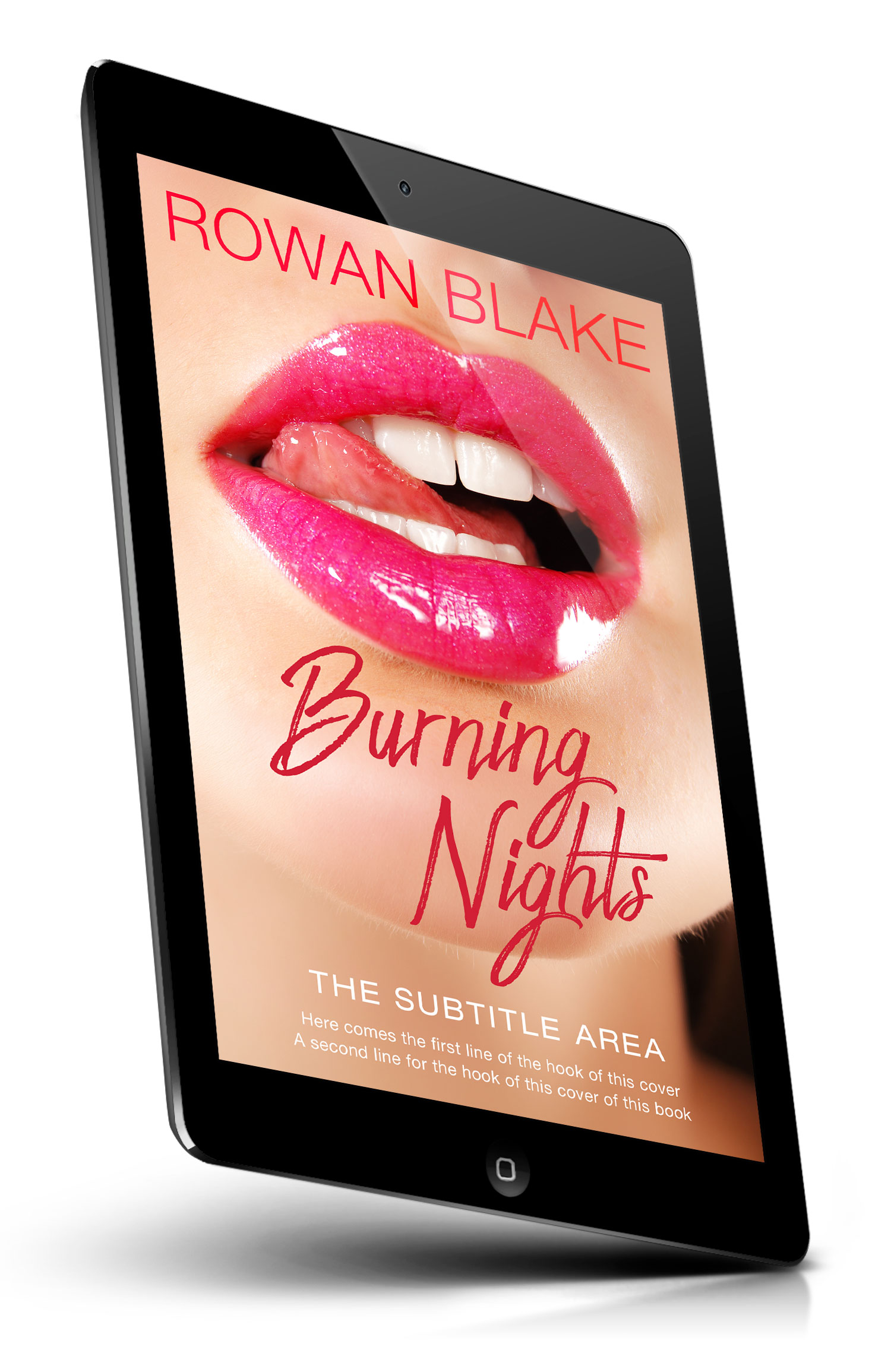 Tablet view of Premade Erotica Book Cover - Tonys Pink #37204 | BookCoverZone
