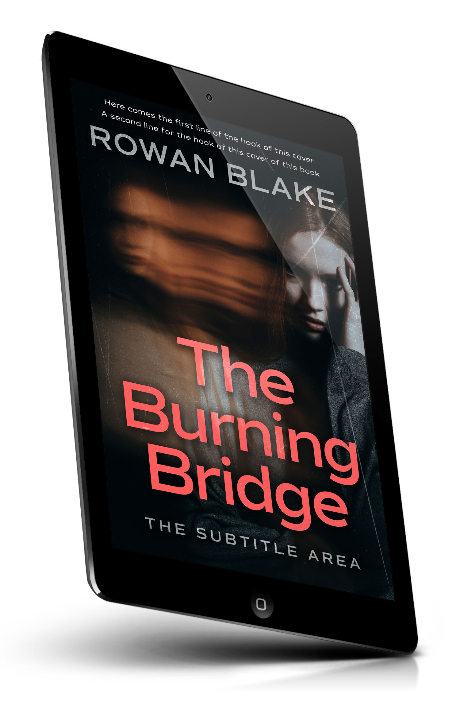 Tablet view of Premade Mystery & Thriller & Suspense Book Cover - Woodsmoke #37220 | BookCoverZone*