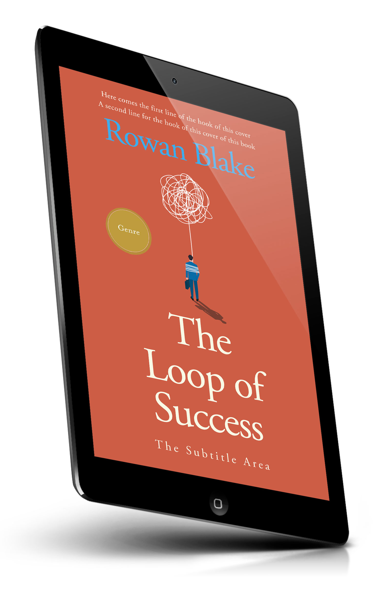 Tablet view of Premade Business Book Cover - Mojo #37231 | BookCoverZone