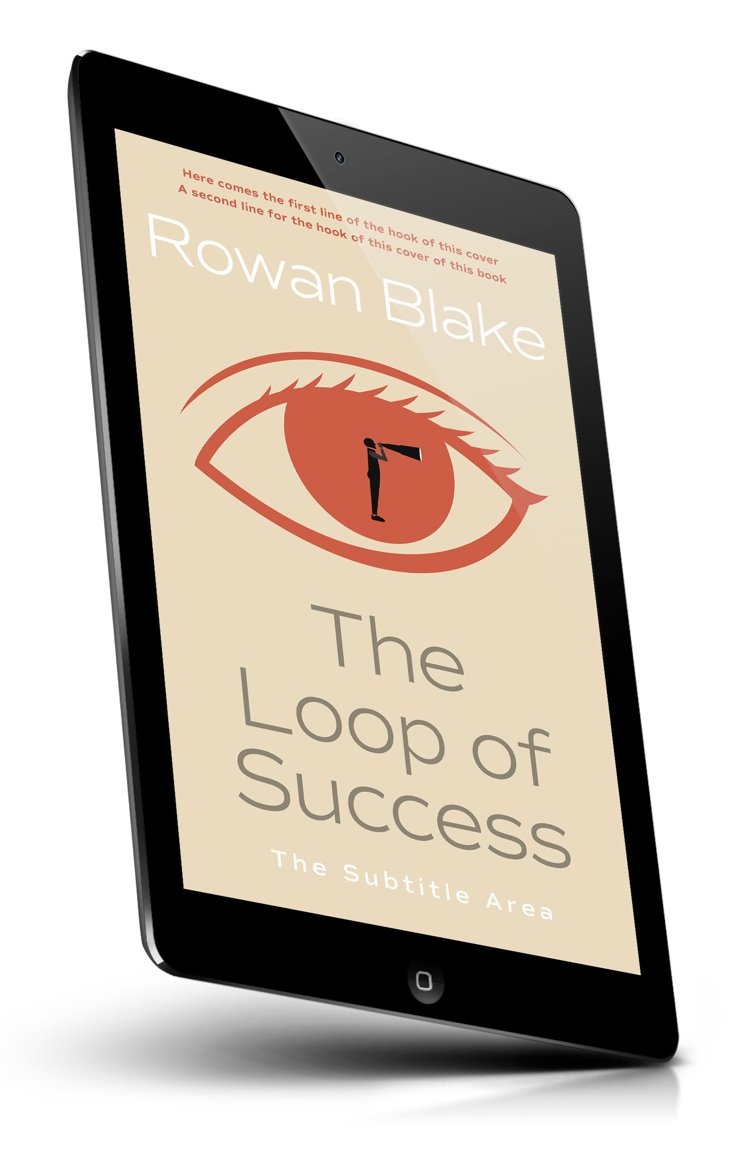 Tablet view of Premade Business Book Cover - Raffia #37234 | BookCoverZone*