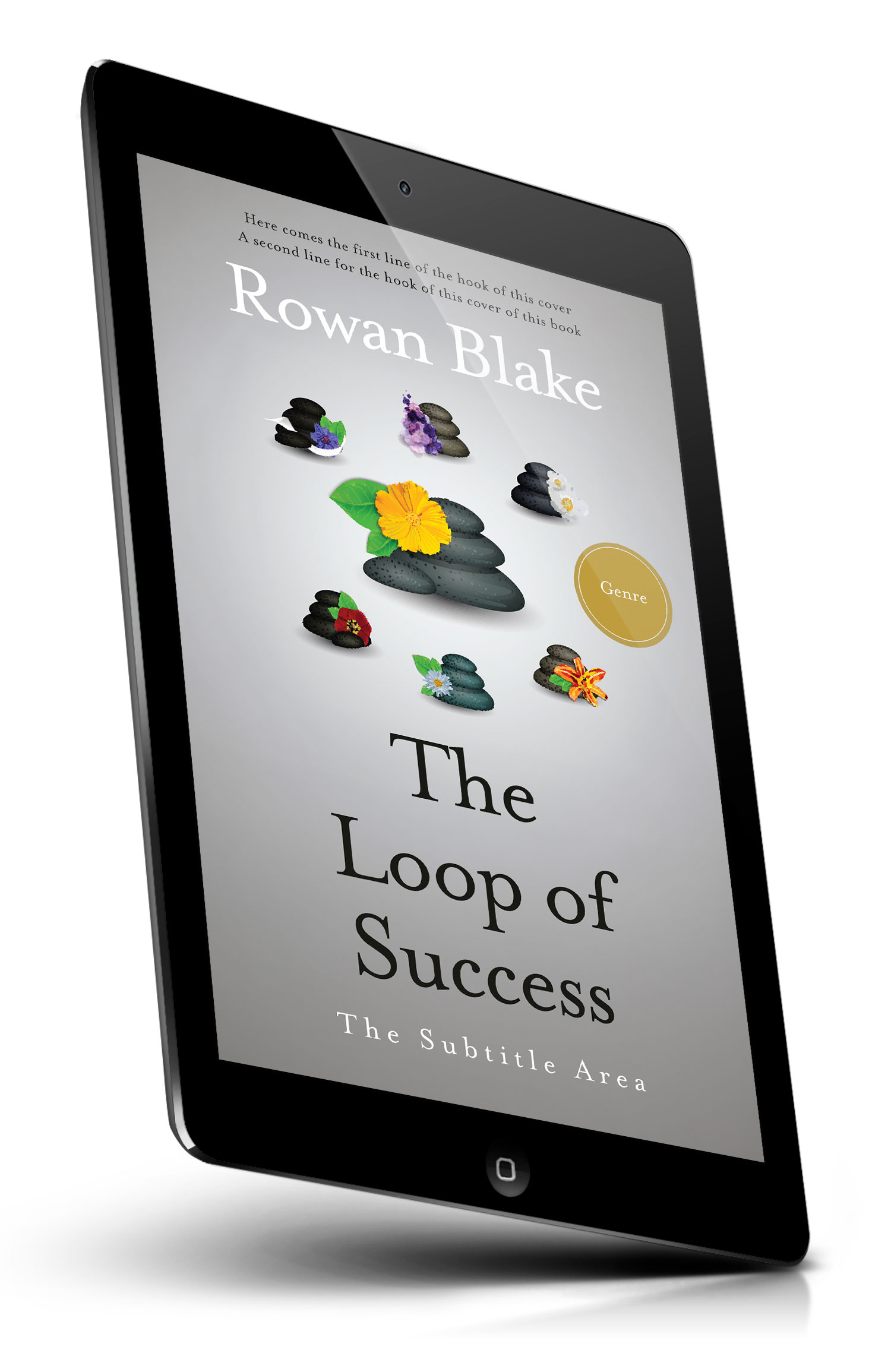 Tablet view of Premade Self-Improvement & Self-Help Book Cover - Bombay #37245 | BookCoverZone