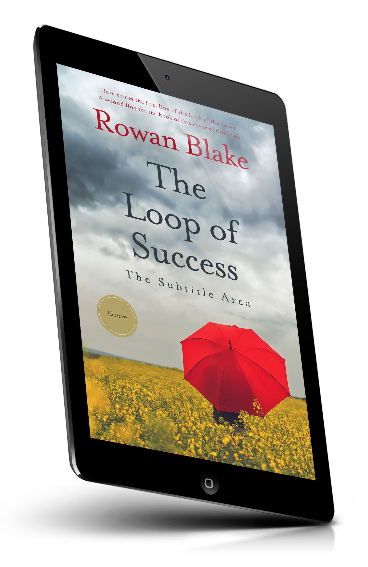 Tablet view of Premade Literary Fiction Book Cover - Silver Sand #37250 | BookCoverZone