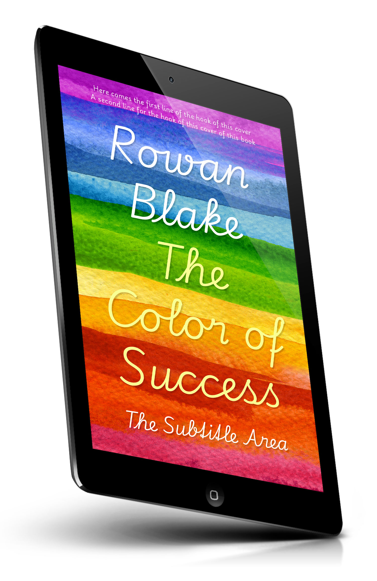 Tablet view of Premade Self-Improvement & Self-Help Book Cover - Orange Roughy #37254 | BookCoverZone*