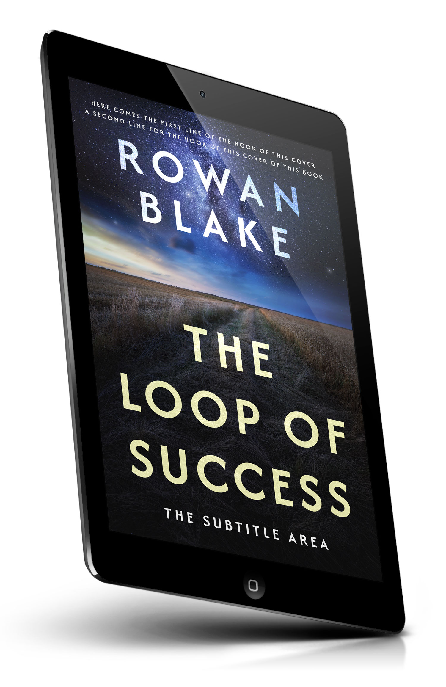 Tablet view of Premade Mystery & Thriller & Suspense Book Cover - Shark #37258 | BookCoverZone
