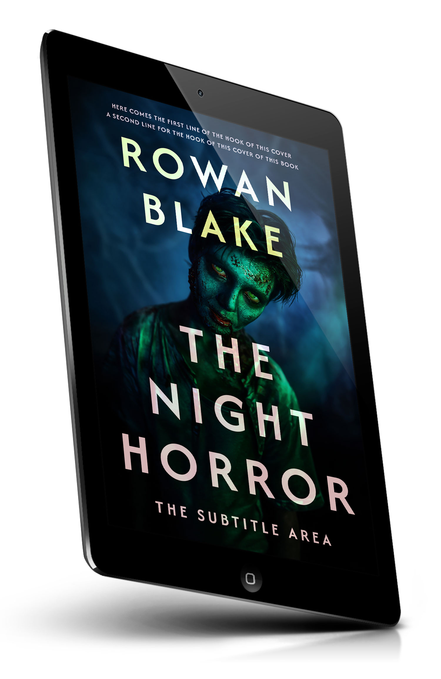 Tablet view of Premade Horror Book Cover - Black Pearl #37270 | BookCoverZone
