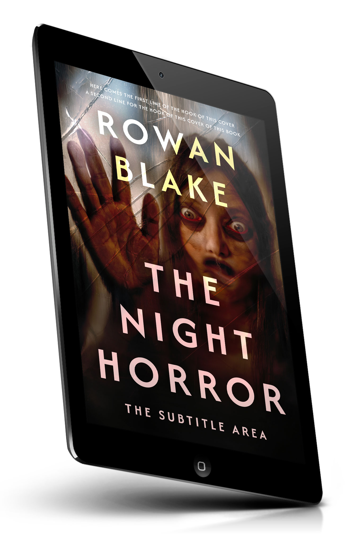 Tablet view of Premade Horror Book Cover - Night Rider #37271 | BookCoverZone