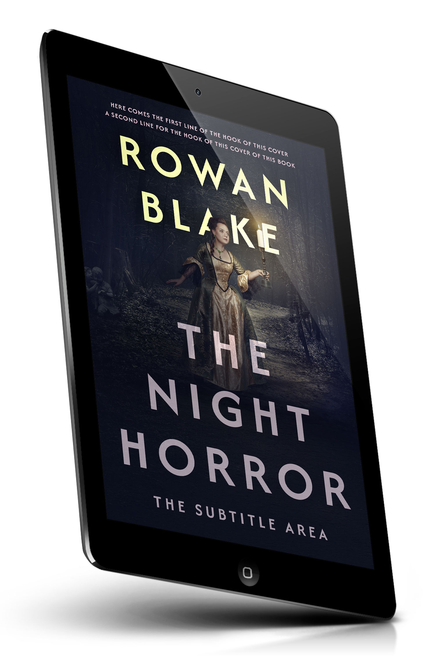 Tablet view of Premade Horror Book Cover - Mirage #37272 | BookCoverZone