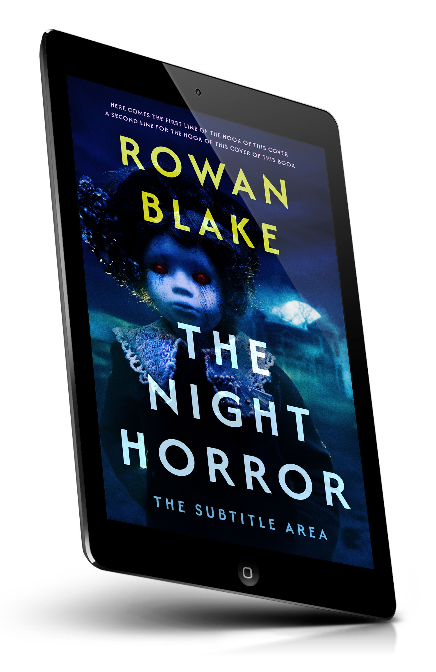 Tablet view of Premade Horror Book Cover - Black Pearl #37274 | BookCoverZone