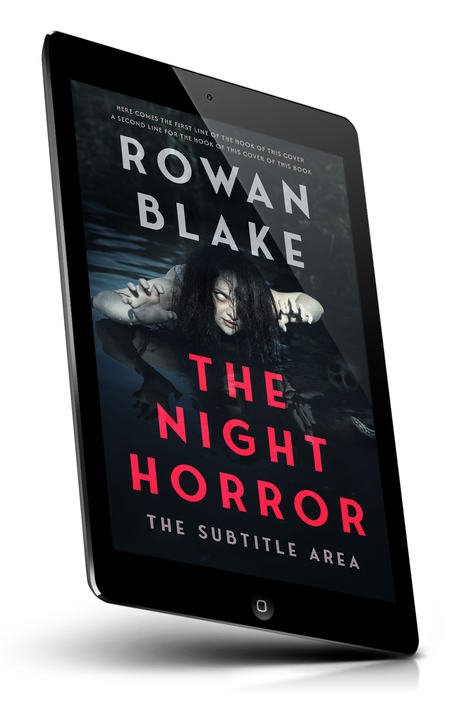 Tablet view of Premade Horror Book Cover - Bunker #37276 | BookCoverZone