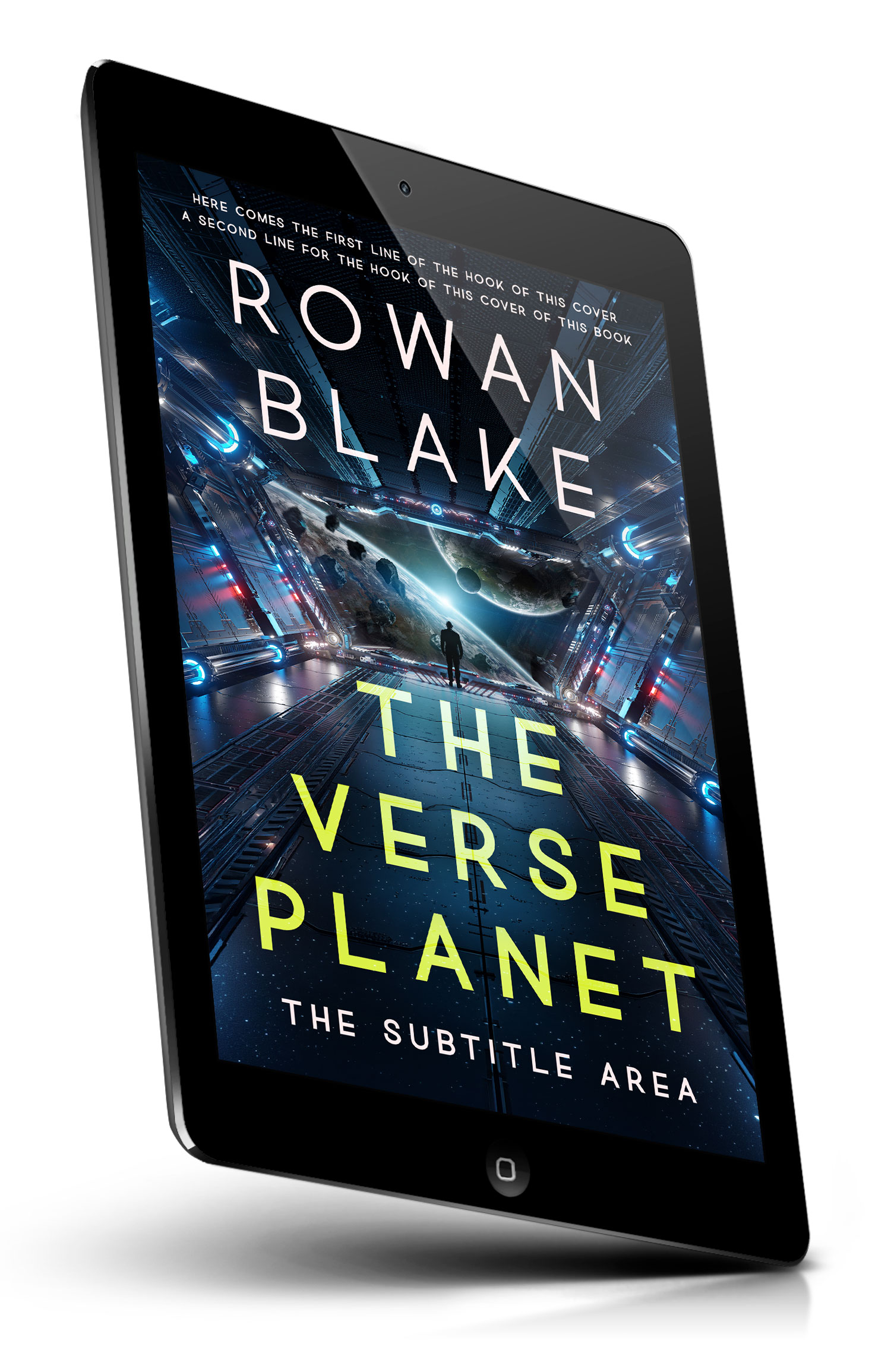 Tablet view of Premade Science Fiction Book Cover - Big Stone #37279 | BookCoverZone