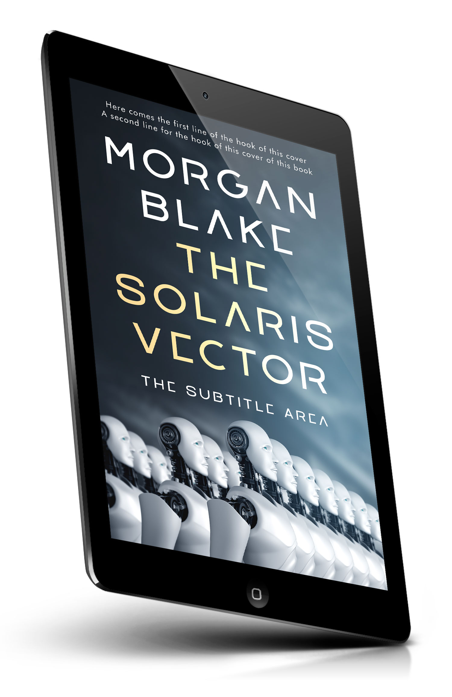 Tablet view of Premade Science Fiction Book Cover - Ebony Clay #37291 | BookCoverZone