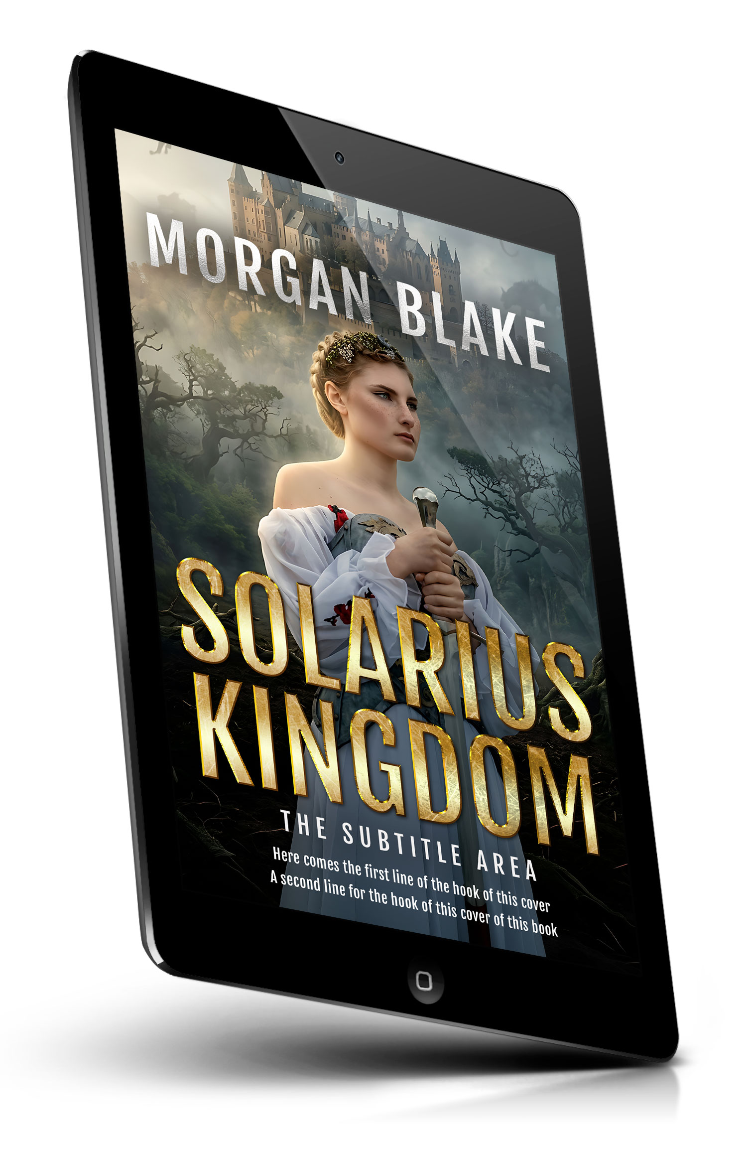Tablet view of Premade Fantasy Book Cover - Outer Space #37314 | BookCoverZone