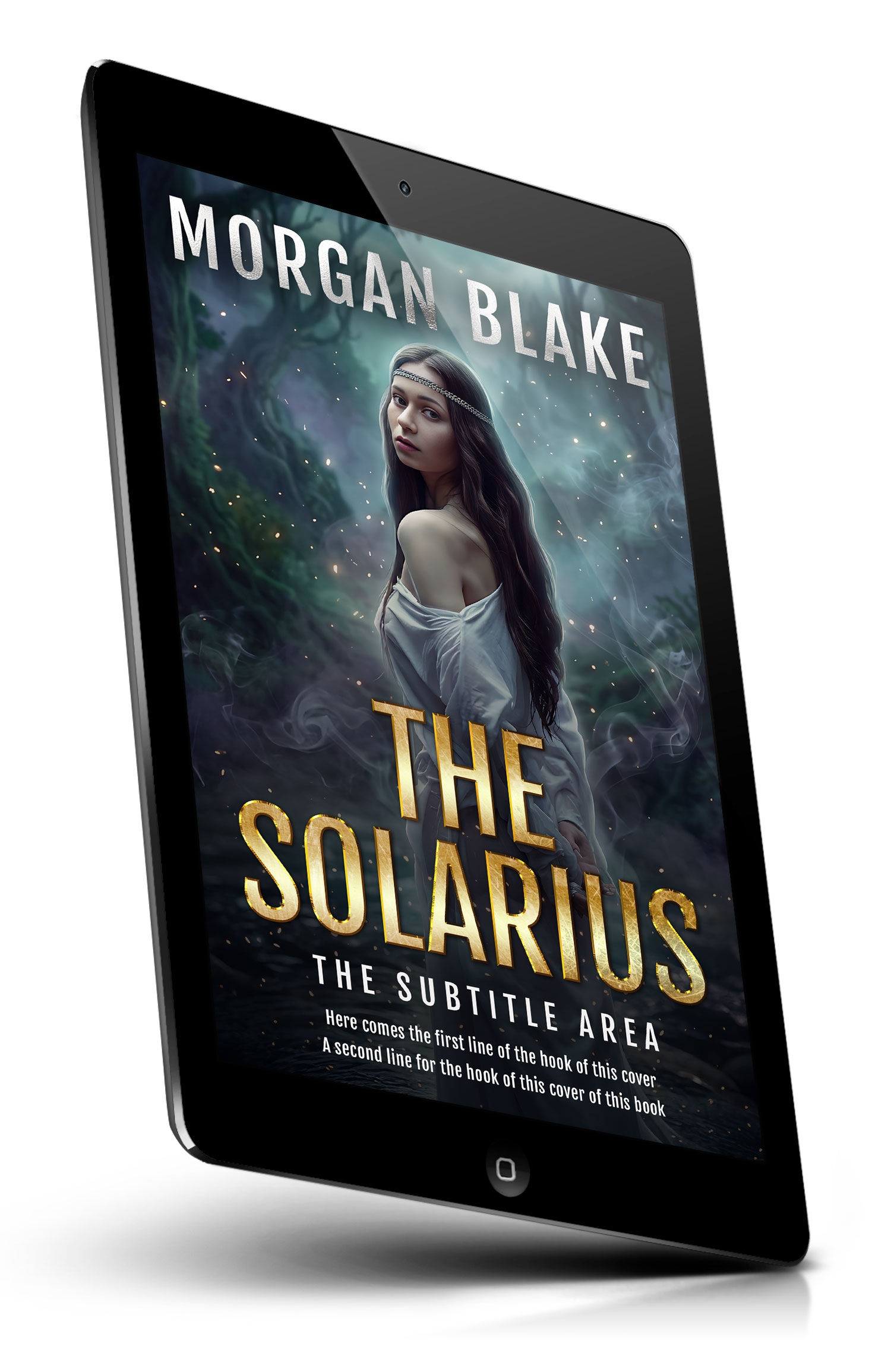 Tablet view of Premade Fantasy Book Cover - Outer Space #37320 | BookCoverZone