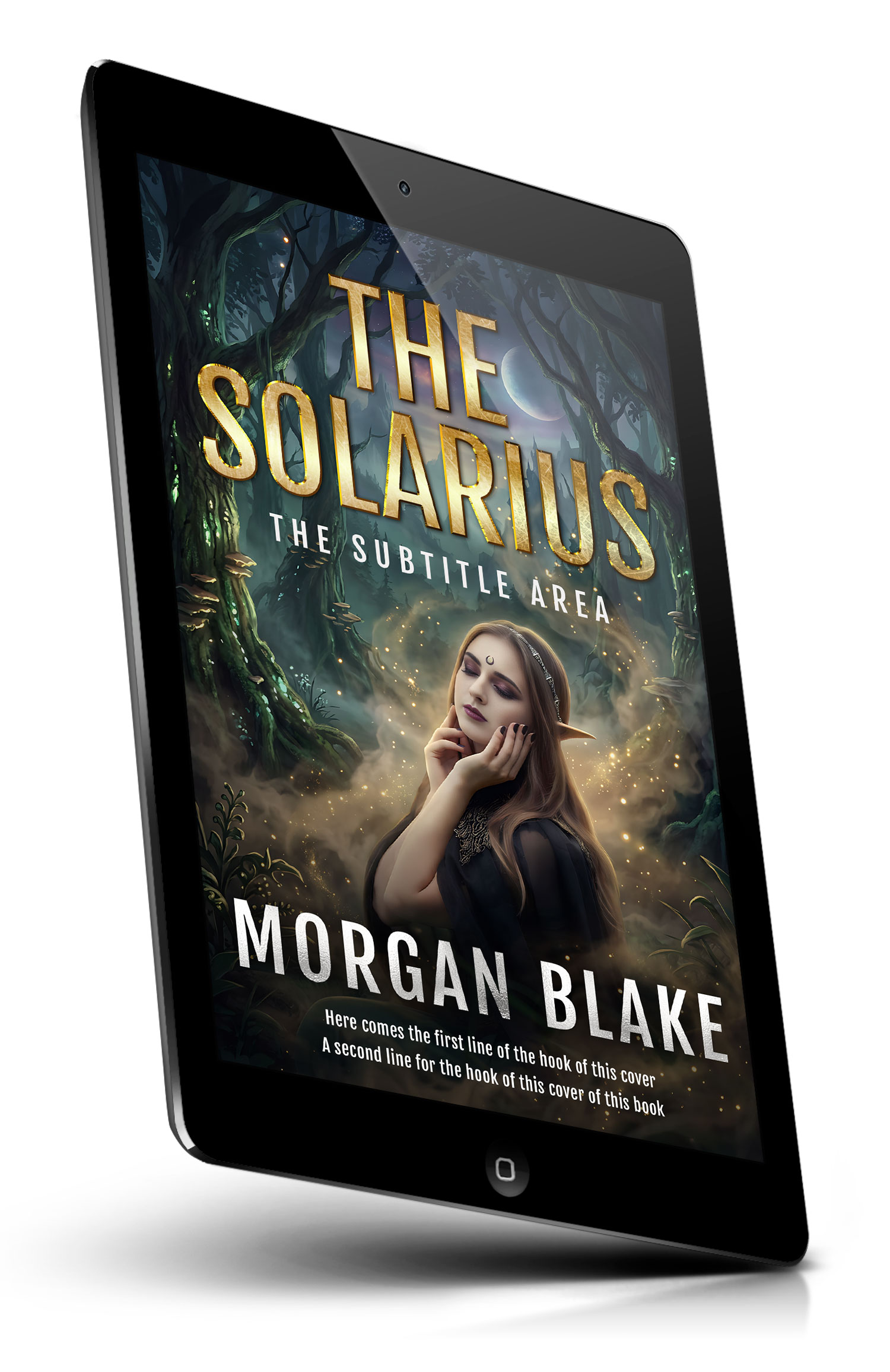Tablet view of Premade Fantasy Book Cover - Outer Space #37322 | BookCoverZone