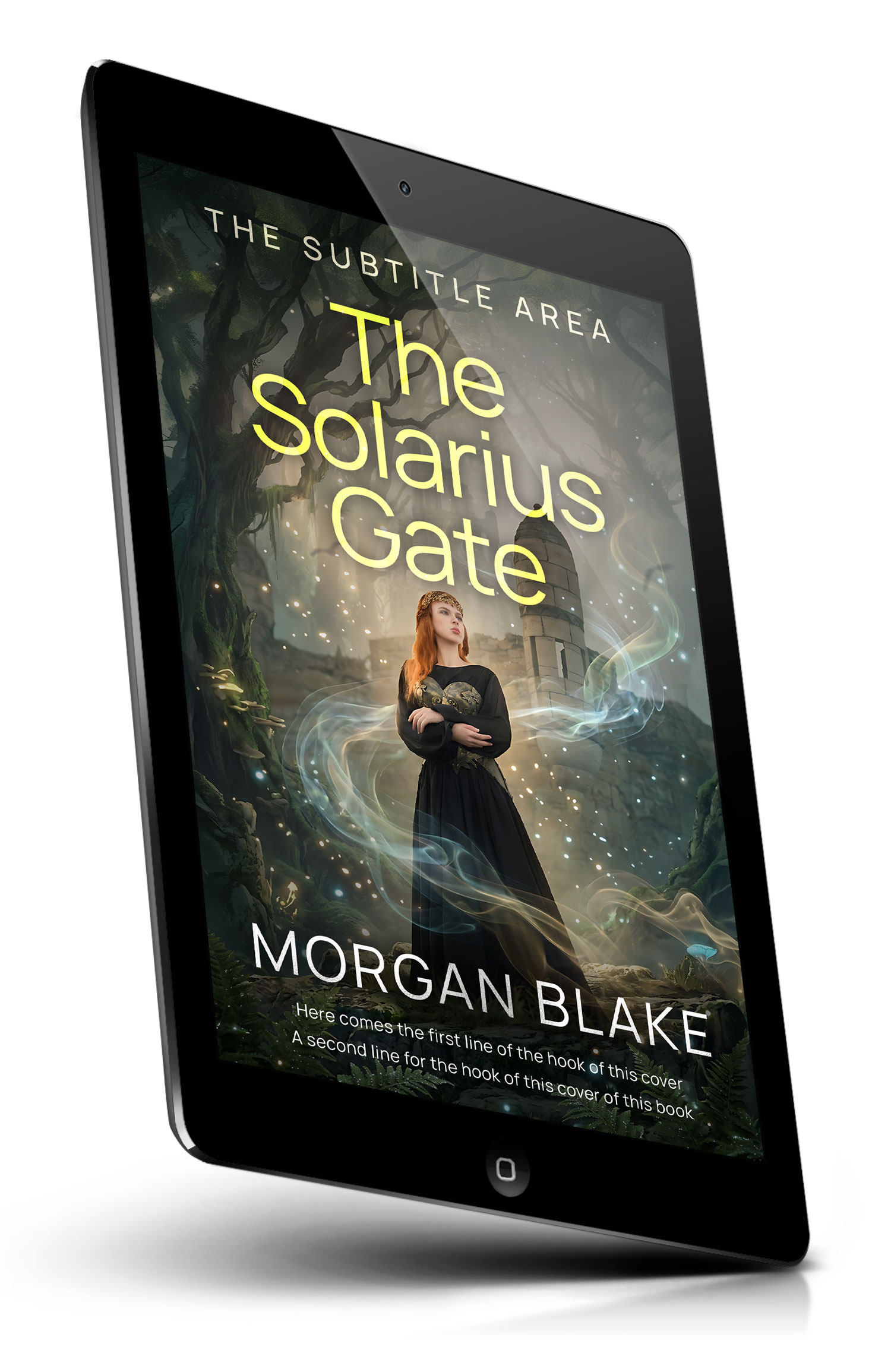 Tablet view of Premade Fantasy Book Cover - Heavy Metal #37323 | BookCoverZone