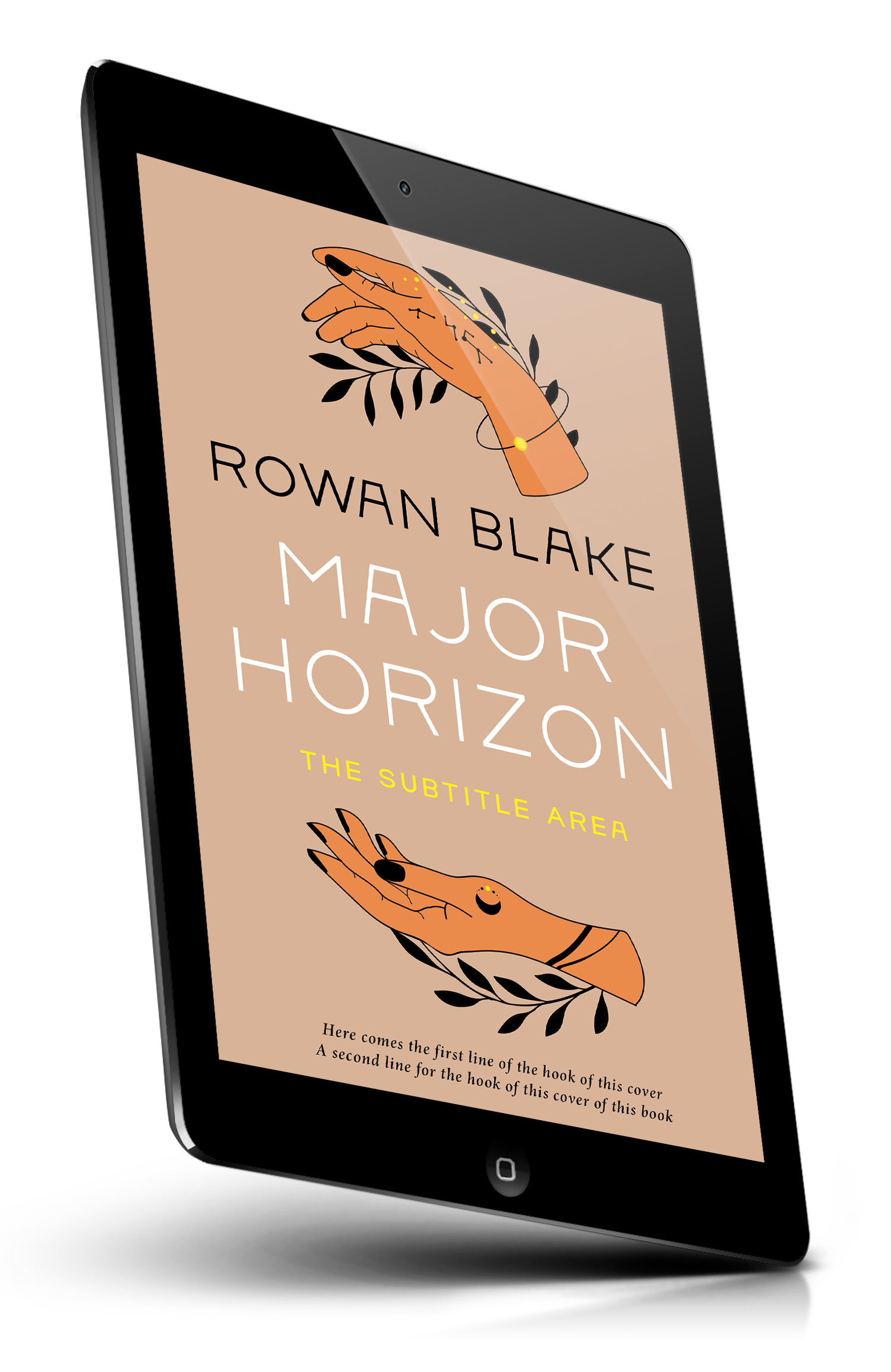 Tablet view of Premade Self-Improvement & Self-Help Book Cover - Brandy #37381 | BookCoverZone
