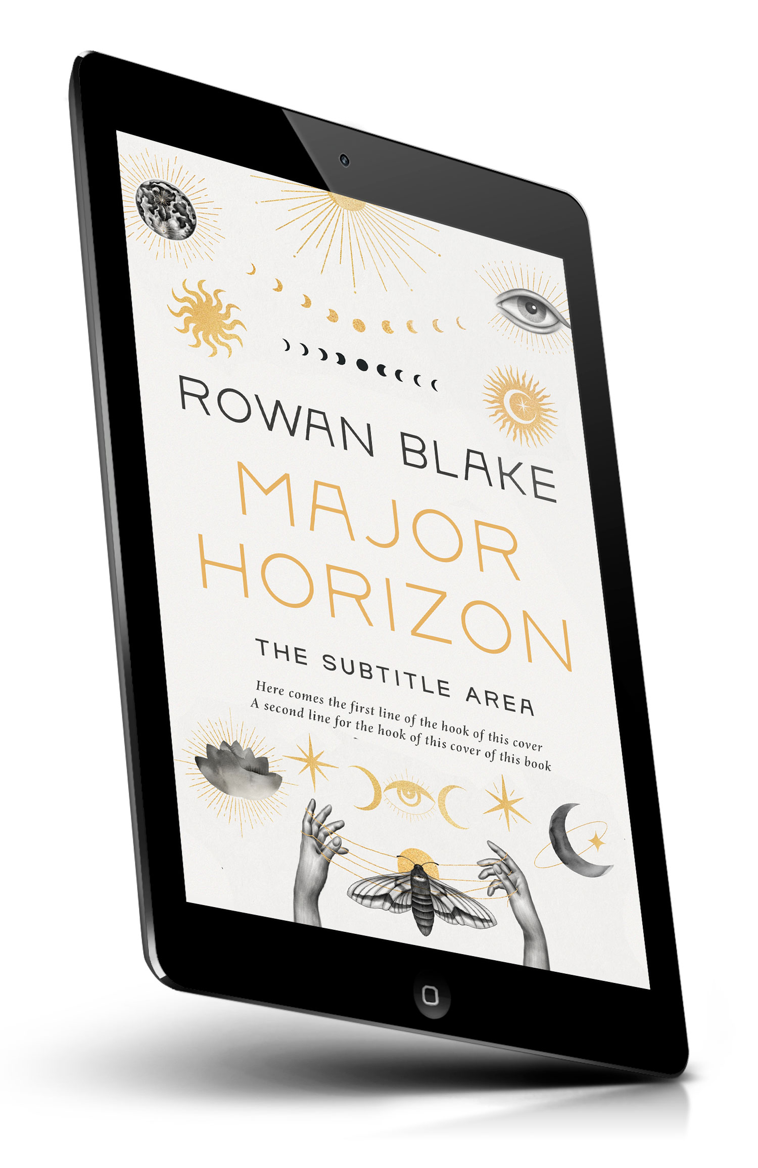 Tablet view of Premade Self-Improvement & Self-Help Book Cover - Cararra #37382 | BookCoverZone