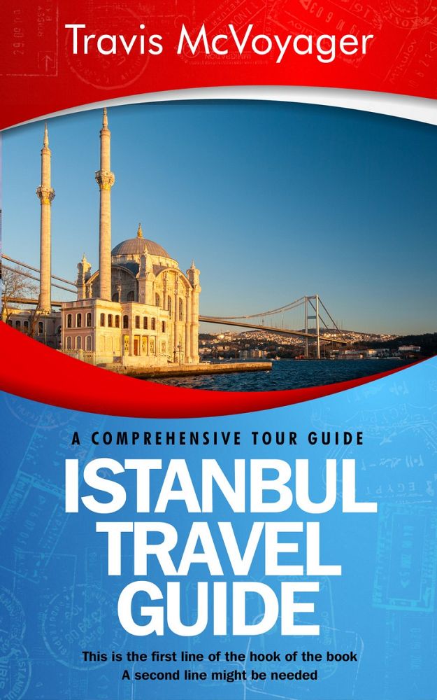 Front view of Boston Blue #0082 - Premade Travel Book Cover | BookCoverZone