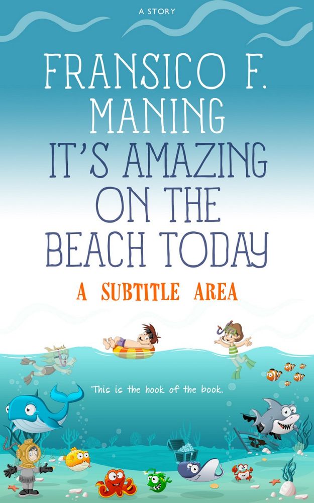 Front view of Pelorous #0154 - Premade Children's Book Cover | BookCoverZone