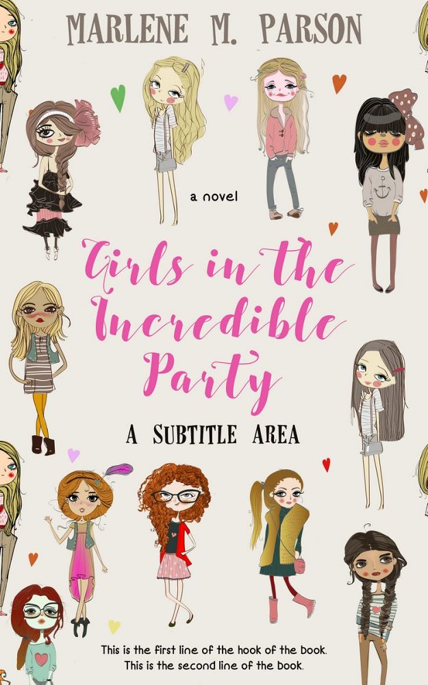 Front view of Satin Linen #0288 - Premade Teen & Young Adult Book Cover | BookCoverZone