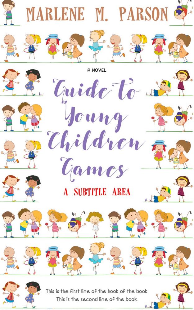 Front view of Cameo #0294 - Premade Children's Book Cover | BookCoverZone