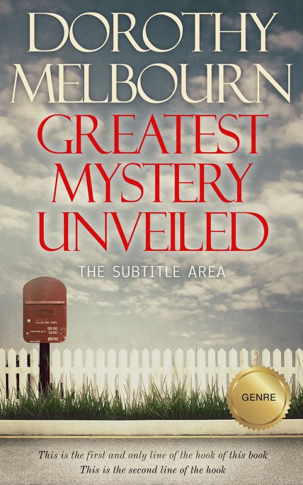 Front view of Nomad #0835 - Premade Literary Fiction Book Cover | BookCoverZone