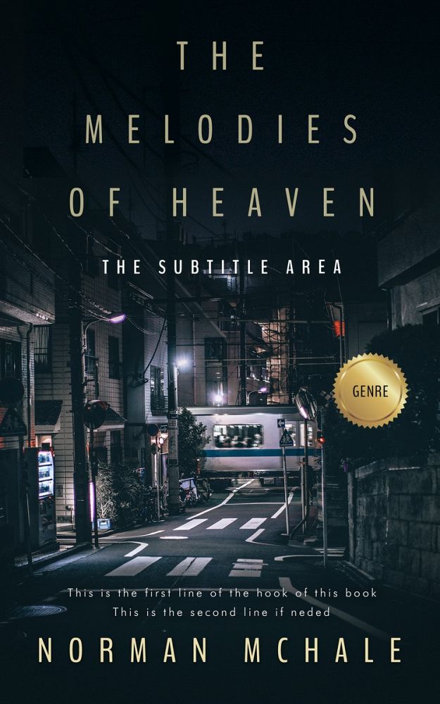 Front view of Aztec #1053 - Premade Action & Adventure Book Cover | BookCoverZone