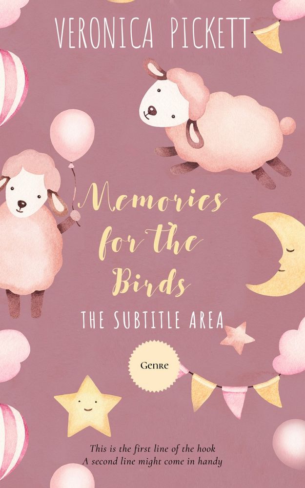 Front view of Brandy Rose #1140 - Premade Children's Book Cover | BookCoverZone