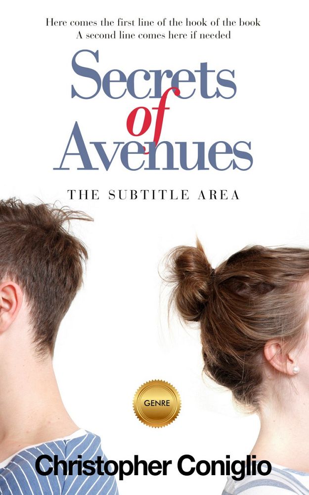 Front view of Clam Shell #1305 - Premade Romance Book Cover | BookCoverZone