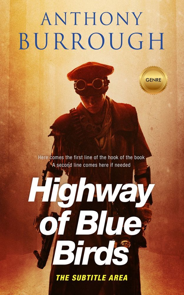 Front view of Harvest Gold #1323 - Premade Mystery & Thriller & Suspense Book Cover | BookCoverZone