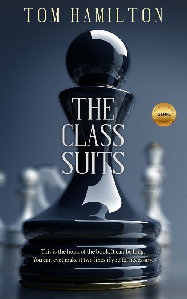 Front view of Ebony Clay #1366 - Premade Politics & Law & Society Book Cover | BookCoverZone