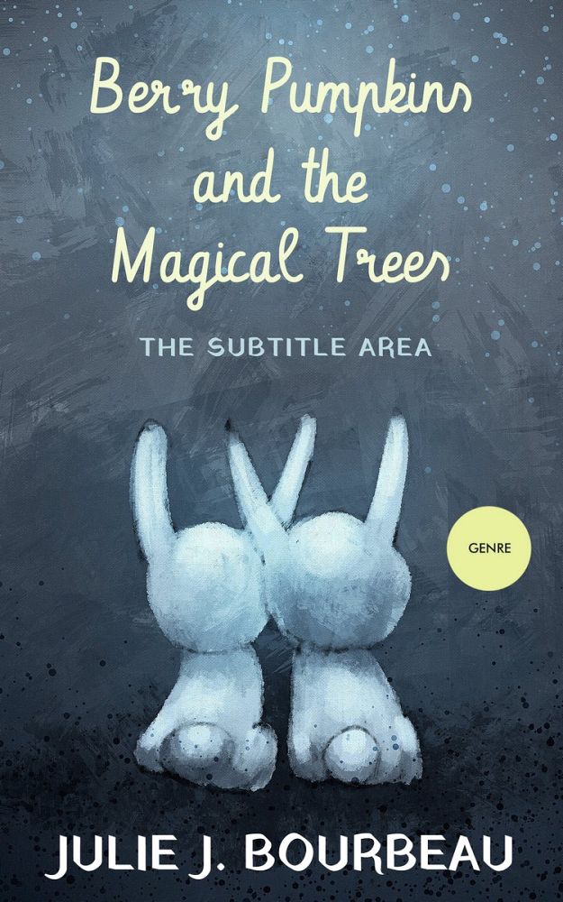 Front view of Blue Bayoux #1389 - Premade Children's Book Cover | BookCoverZone