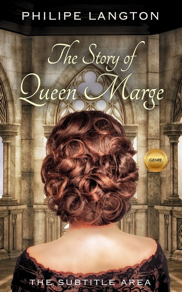 Front view of English Walnut #1422 - Premade Royal Romance Book Cover | BookCoverZone