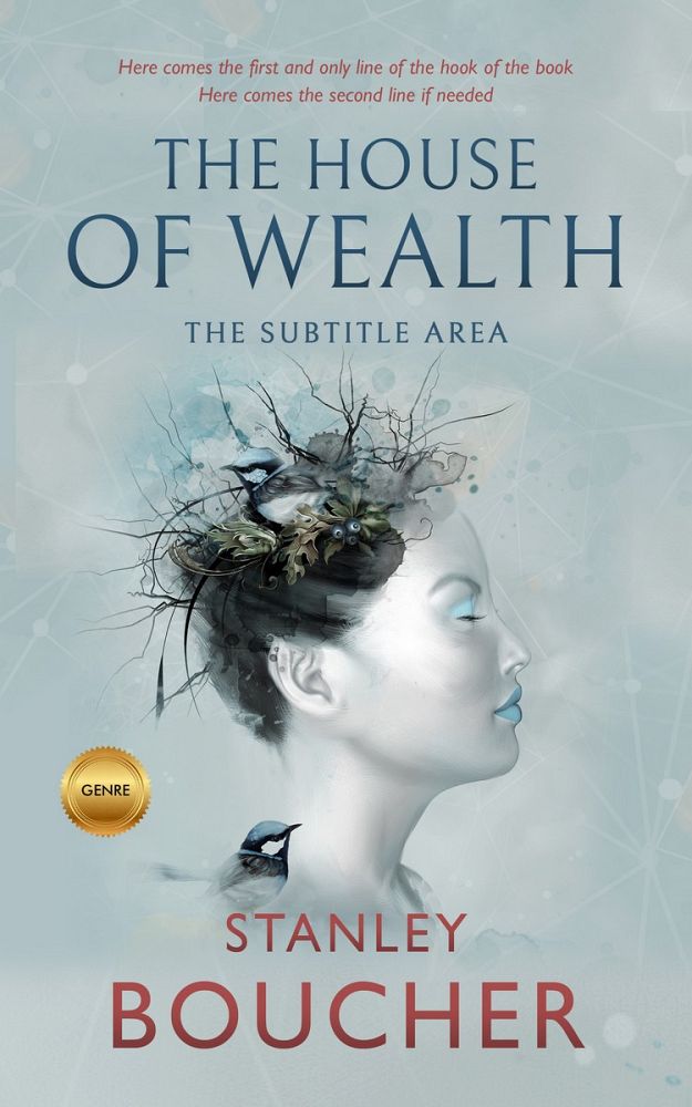 Front view of Submarine #1555 - Premade Surreal Book Cover | BookCoverZone