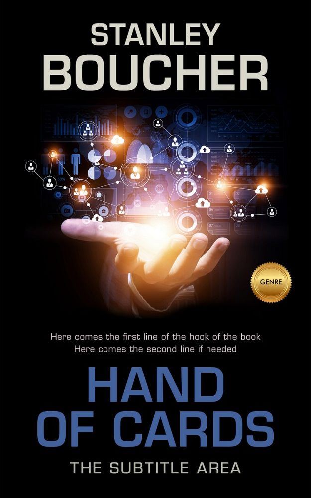 Front view of Eunry #1609 - Premade Business Book Cover | BookCoverZone