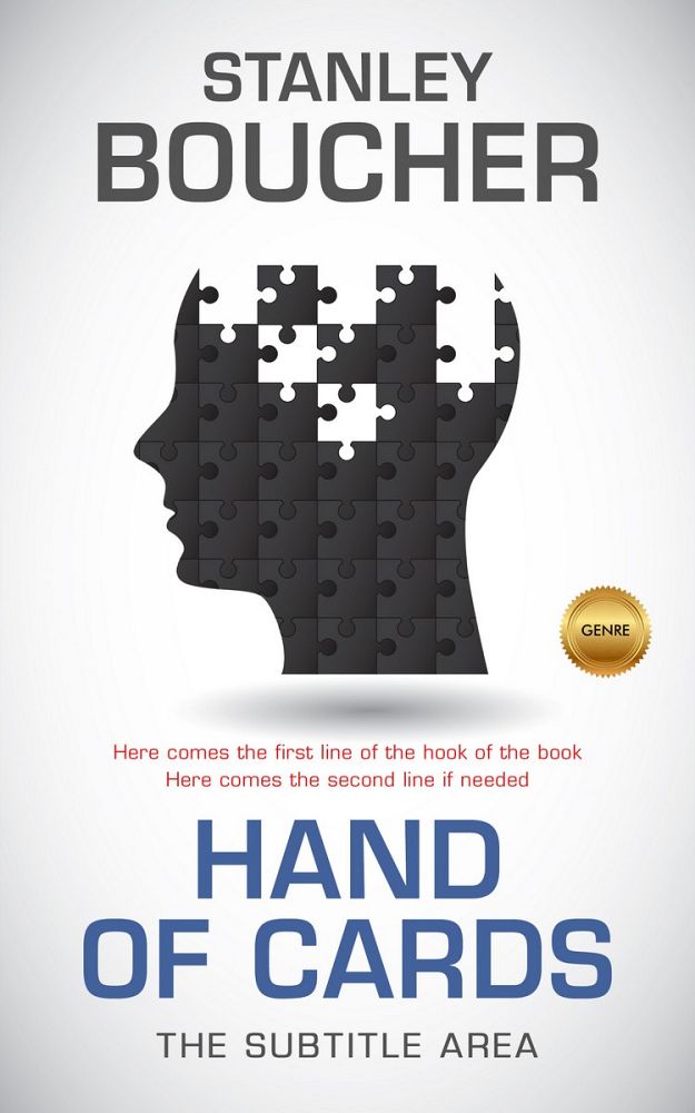 Front view of Black Haze #1610 - Premade Education Book Cover | BookCoverZone