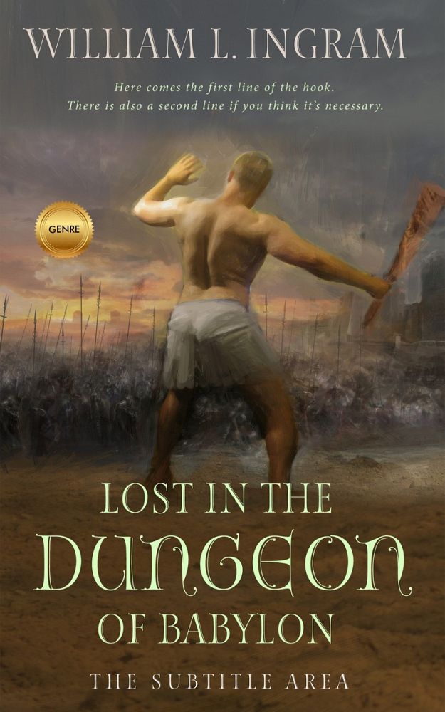 Front view of Judge Gray #1722 - Premade Historical Book Cover | BookCoverZone