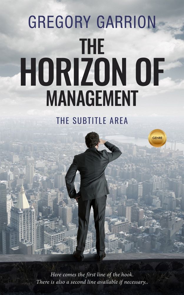 Front view of Silver Sand #1739 - Premade Business Book Cover | BookCoverZone