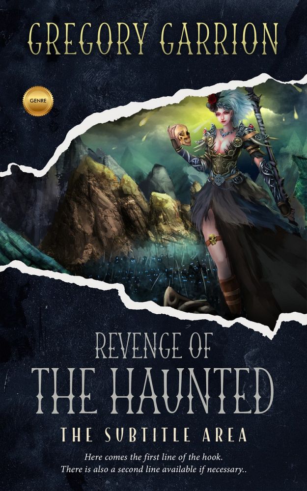 Front view of Bunker #1750 - Premade Fantasy Book Cover | BookCoverZone