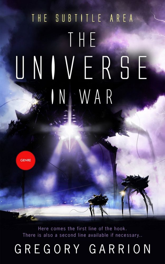 Front view of Lavender Gray #1759 - Premade Science Fiction Book Cover | BookCoverZone