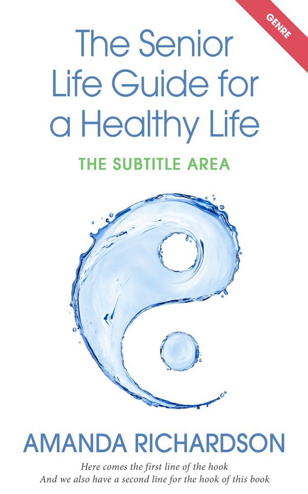 Front view of San Marino #1805 - Premade Health & Dieting & Fitness Book Cover | BookCoverZone